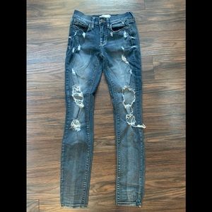 Low Rise Skinny Jeans